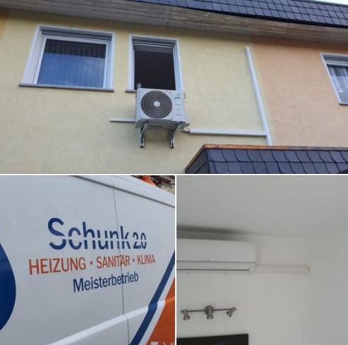 3 Klimaanlagen von REMKO an einem Tag eingebaut in Bingen am Rhein. By Schunk 2.0 Heizung - Klima - Sanitär